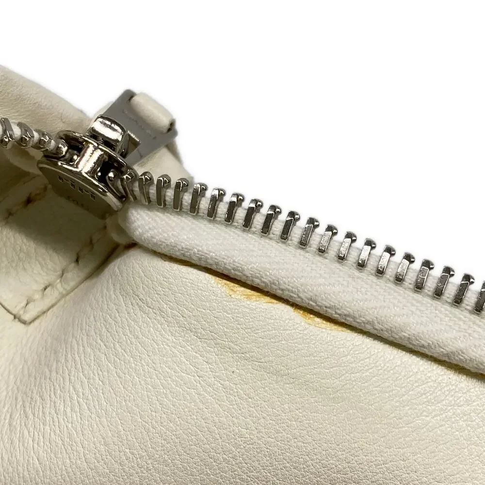 Hermès Berlingot PM Shoulder Bag Cream Beige Toile H Leather